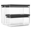 Boîte de conservation pour aliments TASTY PLUS, set de 3 pc, basses, gris foncé, Brabantia