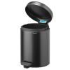 Poubelle à pédale NEWICON 5 l, gris confidentiel, acier, Brabantia
