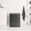 Poubelle à couvercle tactile BO TOUCH BIN 60 l, gris foncé, acier, Brabantia