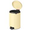 Poubelle à pédale NEWICON 20 l, jaune tendre, acier, Brabantia