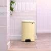 Poubelle à pédale NEWICON 20 l, jaune tendre, acier, Brabantia
