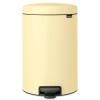 Poubelle à pédale NEWICON 20 l, jaune tendre, acier, Brabantia