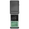 Poubelle encastrable SORT & GO 2x 15 l, gris foncé / vert jade, plast, Brabantia