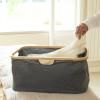 Sac à linge 40 l, noir poivre, tissu, Brabantia