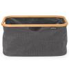 Sac à linge 40 l, noir poivre, tissu, Brabantia