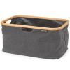 Sac à linge 40 l, noir poivre, tissu, Brabantia