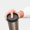 Mug thermos MAKE & TAKE 360 ml, gris foncé, acier, Brabantia