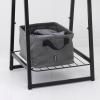 Sac à linge 35 l, poivre noir, tissu, Brabantia