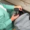 Mug de voyage MAKE & TAKE 360 ml, gris foncé, plastique, Brabantia