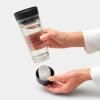 Mug de voyage MAKE & TAKE 360 ml, gris foncé, plastique, Brabantia
