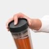 Mug de voyage MAKE & TAKE 360 ml, gris foncé, plastique, Brabantia
