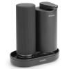 Distributeur à savon SINKSTYLE 200 ml, set de 2 pc, gris minéral, acier, Brabantia