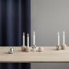 Photophore ORA 6,5 cm, brun, bois de hêtre, Stelton