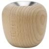 Photophore ORA 6,5 cm, brun, bois de hêtre, Stelton