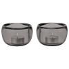 Photophore ORA 9 cm, set de 2 pc, fumée, verre, Stelton