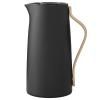 Pichet isotherme EMMA 1,2 l, pour le café, noir doux, acier inoxydable, Stelton