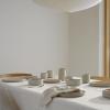 Assiette de petit-déjeuner EMMA 19 cm, set de 2 pc, gris, grès, Stelton