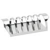 Support pour toasts ARNE JACOBSEN 16 cm, argent, acier inoxydable, Stelton
