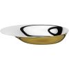 Coupe à fruits NORMAN FOSTER 36 cm, argent / or, acier inoxydable, Stelton