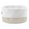 Corbeille à pain 23 cm, sable / blanc, coton, Stelton