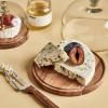Plat de service FROMAGE 18 cm, brun, bois, Nicolas Vahé