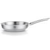 Poêle universelle PURE 24 cm, argent, acier inoxydable, Fissler