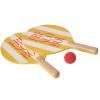 Raquettes de plage avec balle FRESCOBOL, set de 3 pc, jaune, Printworks