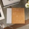 Journal pour bébé ONE STEP AT A TIME, orange, Printworks