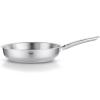 Poêle universelle PURE 28 cm, argent, acier inoxydable, Fissler