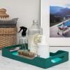 Plateau décoratif SWELL 34 cm, turquoise, bois, Printworks