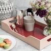 Plateau décoratif SWELL 42 cm, marron, bois, Printworks