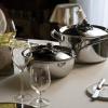 Faitout OPUS PRIMA 24 cm, 4 l, décor oiseaux, inox, Ruffoni