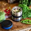 Lunchbox ZUPPA 415 ml, noir, acier inoxydable, Yumbox