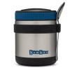 Lunchbox ZUPPA 415 ml, noir, acier inoxydable, Yumbox