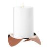 Support bougie pilier PAPILIO UNO 12 cm, cuivre, métal, Stelton