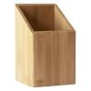 Pot à ustensiles NBA203 18 cm, marron, bambou, Pebbly