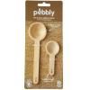 Cuillères à mesurer NBA226, set de 2 pc, bois, Pebbly
