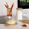 Boîte de conservation pour aliments PKV-012 1,6 l, verre / bambou, Pebbly