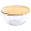 Boîte de conservation pour aliments PKV-012 1,6 l, verre / bambou, Pebbly