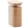 Bocal de rangement PKV-068 1,2 l, verre / bambou, Pebbly