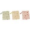 Sac de conservation pour aliments réutilisable NBA179, set de 3 pc, coton, Pebbly