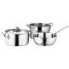 Batterie de cuisine OPUS PRIMA, set de 4 pc, argent, acier inoxydable, Ruffoni