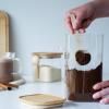 Pot à café PKV-049 800 ml, verre / bambou, Pebbly