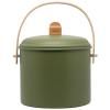 Composteur NBA235 7 l, olive, acier / bambou, Pebby