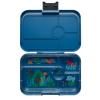 Lunchbox TAPAS XL 5 1 l, bleu foncé / jungle, plastique, Yumbox