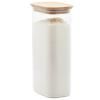 Bocal de rangement PKV-069 1,8 l, verre / bambou, Pebbly
