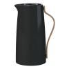 Pichet isotherme EMMA 1,2 l, pour le café, noir, acier inoxydable, Stelton
