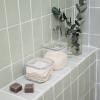 Bocal de rangement PKV-044 800 ml, verre, Pebbly