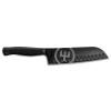 Couteau Santoku PERFORMER 17 cm, noir, Wüsthof