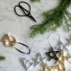 Décoration de Noël FIGURA 6 cm, étoile, noir doux, acier inoxydable, Stelton